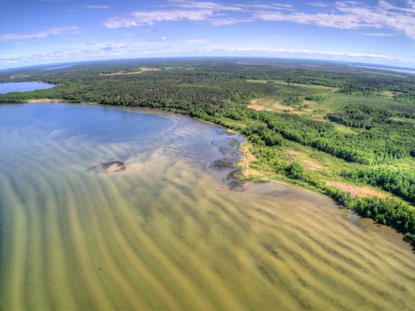 Danau Winnibigoshi Adalah Bagian Dari Hutan Nasional Chippewa Dan Reservasi — Stok Foto