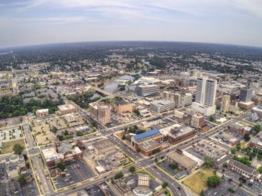 Indiana 'daki South Bend' in Hava Görüntüsü