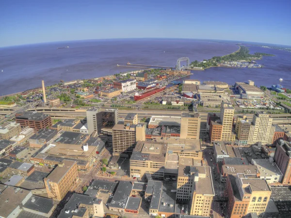 Duluth Minnesota Oblíbenou Turistickou Destinací Pobřeží Jezera Superior Severní Minnesotě — Stock fotografie