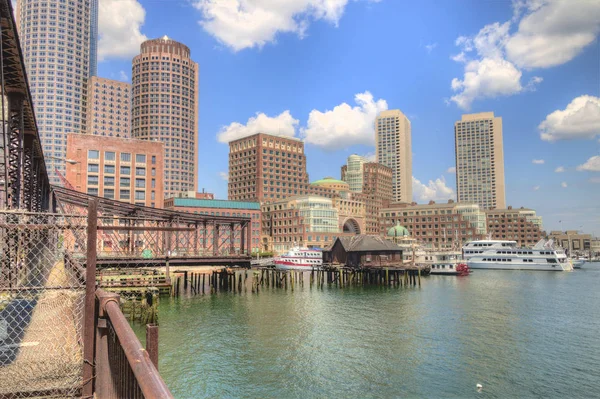 Boston Uma Cidade Importante Costa Leste Dos Estados Unidos — Fotografia de Stock