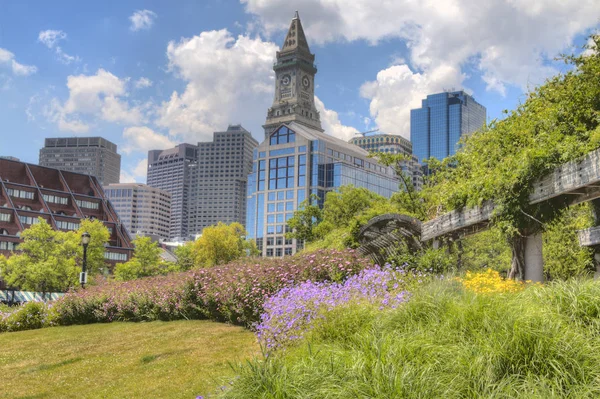 Boston Uma Cidade Importante Costa Leste Dos Estados Unidos — Fotografia de Stock