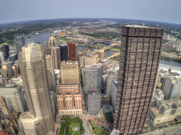 피츠버그 Pittsburgh 펜실베이니아주의 도시이다 — 스톡 사진