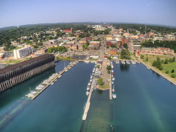 Marquette Michigan Een Havenstad Aan Oevers Van Lake Superior — Stockfoto