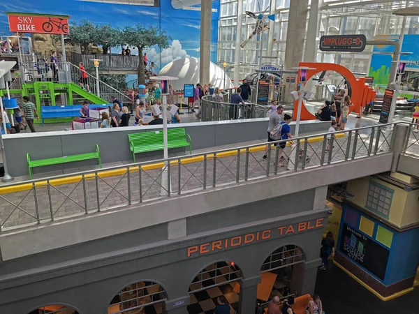 Many Hands Exhibits Displays Science Center Kansas City — Stock Photo, Image