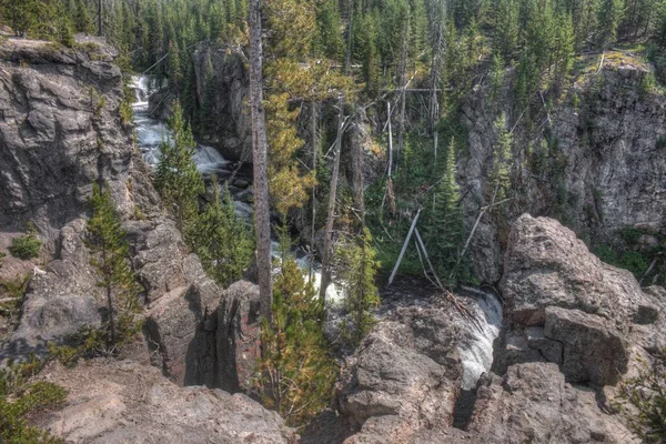 Yellowstone Parque Nacional Popular Montana Wyoming Idaho — Foto de Stock