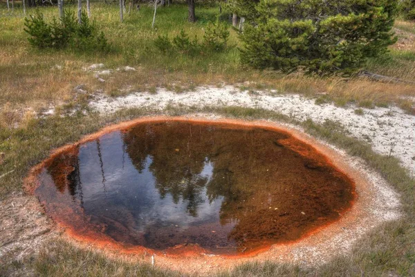 Yellowstone Egy Népszerű Nemzeti Park Montana Wyoming Idaho — Stock Fotó