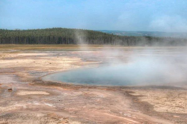 Yellowstone Popular National Park Montana Wyoming Idaho — Stock Photo, Image