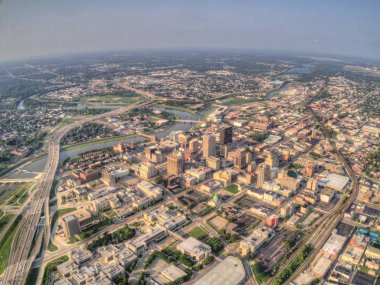 Yazın Dayton, Ohio 'nun Hava Görüntüsü