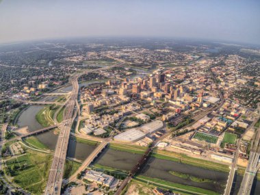 Yazın Dayton, Ohio 'nun Hava Görüntüsü