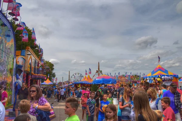 Fiera Statale Del Minnesota Una Delle Principali Attrazioni Nelle Città — Foto Stock