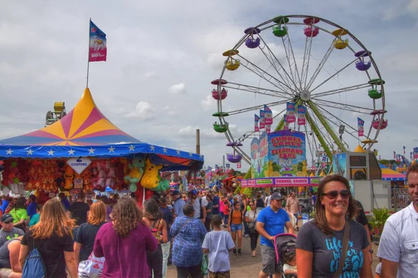 Minnesota State Fair Est Une Attraction Majeure Dans Les Villes — Photo