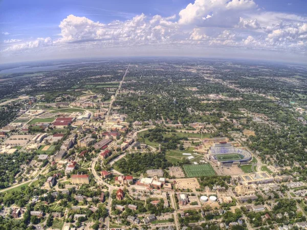 Lawrence Est Une Ville Dans Est Kansas Avec Une Université — Photo