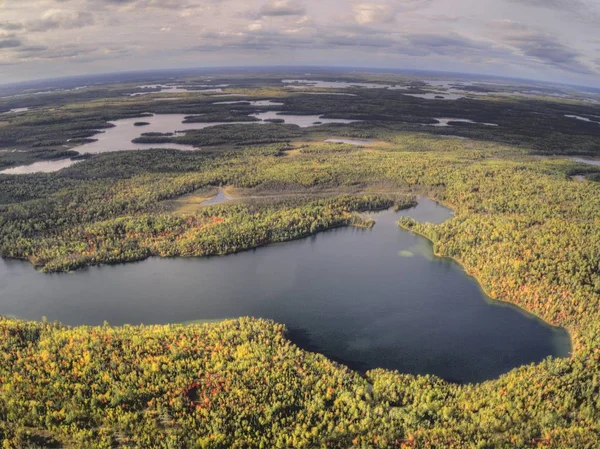 Zone Canot Des Eaux Limitrophes Automne Haut — Photo