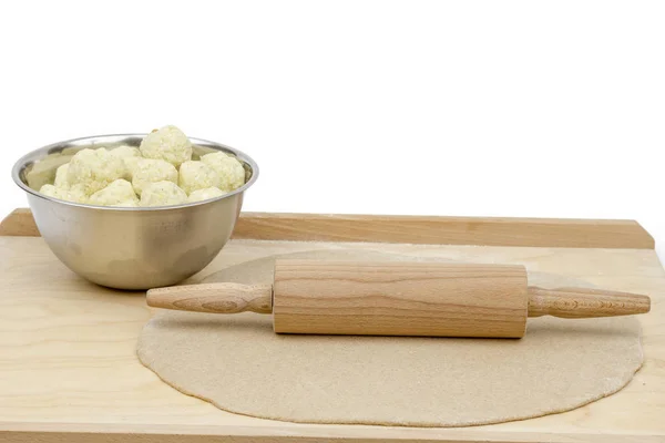 Making dumplings — Stock Photo, Image