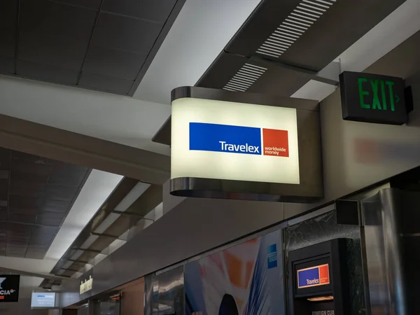 San Francisco Mayo 2018 Travelex Cajero Automático Firma Ubicación Aeropuerto — Foto de Stock