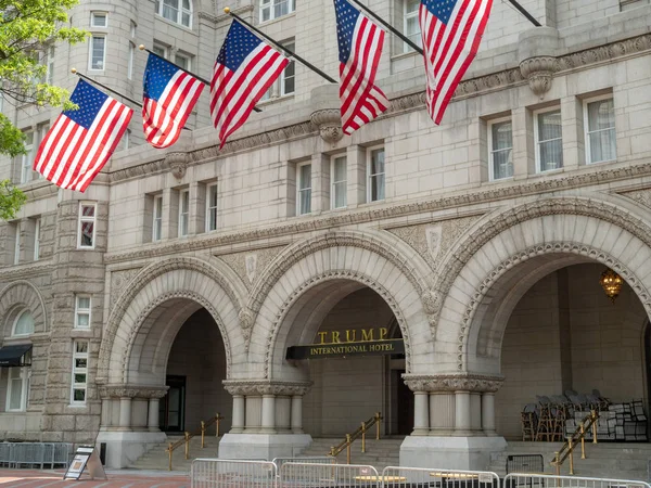 Washington Mayo 2018 Trump International Hotel Washington Old Post Office Imagen De Stock