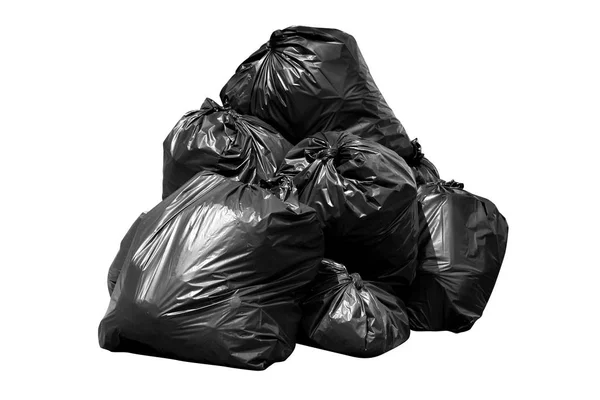 Lixo Saco Bin Lixo Bin Lixo Lixo Lixo Sacos Plástico — Fotografia de Stock