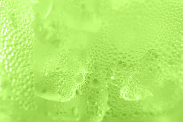 Water Drop Soda Ice Baking Background Fresh Cool Ice Green — Stok Foto