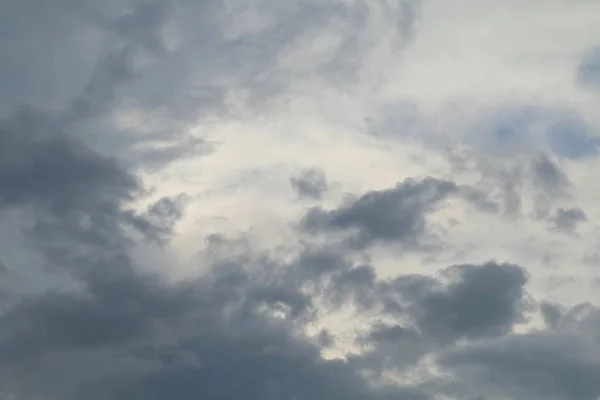 Céu Poluição Fundo Cinza Escuro Azul Nuvem Atmosfera Estava Chovendo — Fotografia de Stock