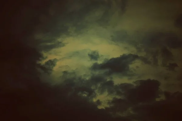 Ουρανό Του Φαινομένου Του Θερμοκηπίου Ρύπανση Σκοτεινό Σύννεφο Για Αφηρημένη — Φωτογραφία Αρχείου