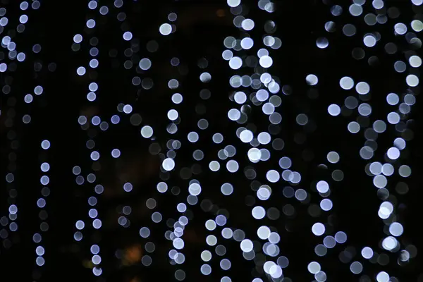 Освітлення Магічного Фону Розмитого Циклу Боке Світла Ніч Веселого Різдва — стокове фото