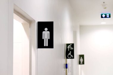 Tuvalet işareti, kapalı banyo üye