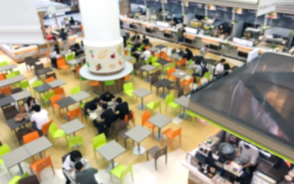 Blur image Canteen Dining Hall Room, A lot of people are eating food in University canteen blur background, Blurred background cafe or cafeteria