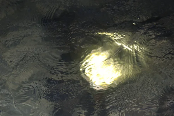Water Surface Lighting Lamp Swimming Pool Underwater Lamp Water Wave — Stock Photo, Image