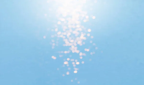 Blur Csillogó Hatás Bokeh Felszíni Víz Háttér Természetben Folyó Víz — Stock Fotó