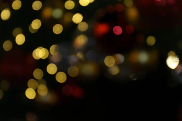 Kolorowe Wesołych Świąt Szczęśliwego Nowego Roku Bokeh Oświetlenie Połysk Tle — Zdjęcie stockowe
