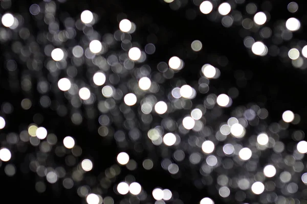 Абстрактний Боке Розкішні Вогні Блискучий Чорний Фон Розмитий — стокове фото