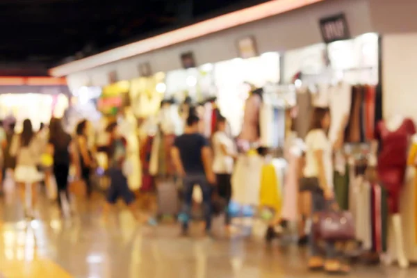 Foto Achtergrond Wazig Van Binnen Winkelcentrum Kleding Winkel Fashion Shop — Stockfoto