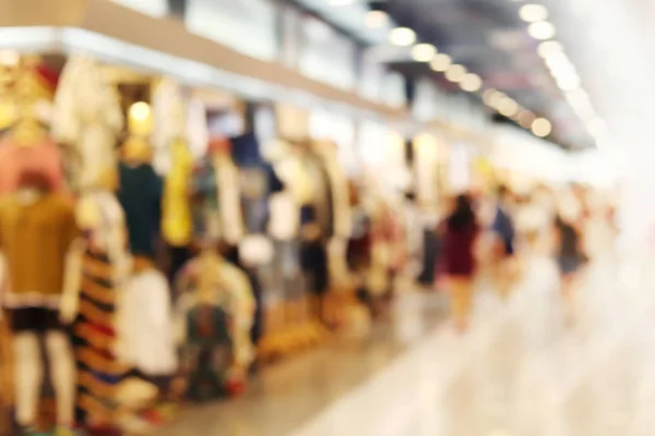 Blurred picture of Clothing store fashion shop inside shopping mall, Department store background, Blur shopping centers for background, Walking Street Market blur, Clothing store fashion blur inside