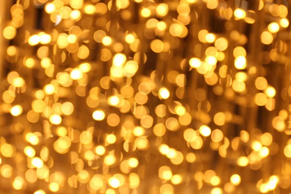 Fondo Bokeh Oro Amarillo Colorido Feliz Navidad Feliz Año Nuevo — Foto de Stock