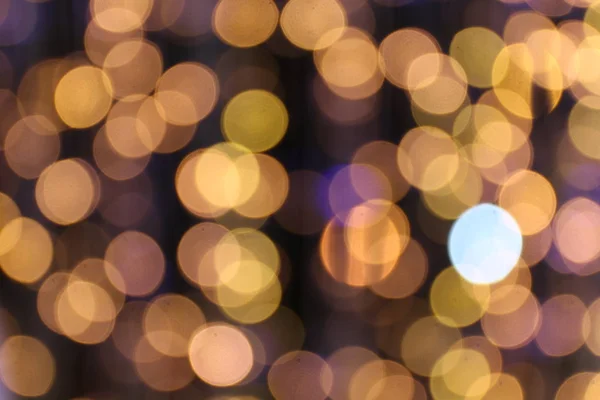 Fondo Bokeh Oro Amarillo Colorido Feliz Navidad Feliz Año Nuevo — Foto de Stock