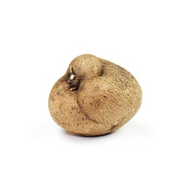 Dioscorea, Mun-NF'leri (Tay kelime), taze Dioscorea tuck, Dioscorea kaburgalar beyaz arka plan üzerinde kızamık fotoğraf izole kök