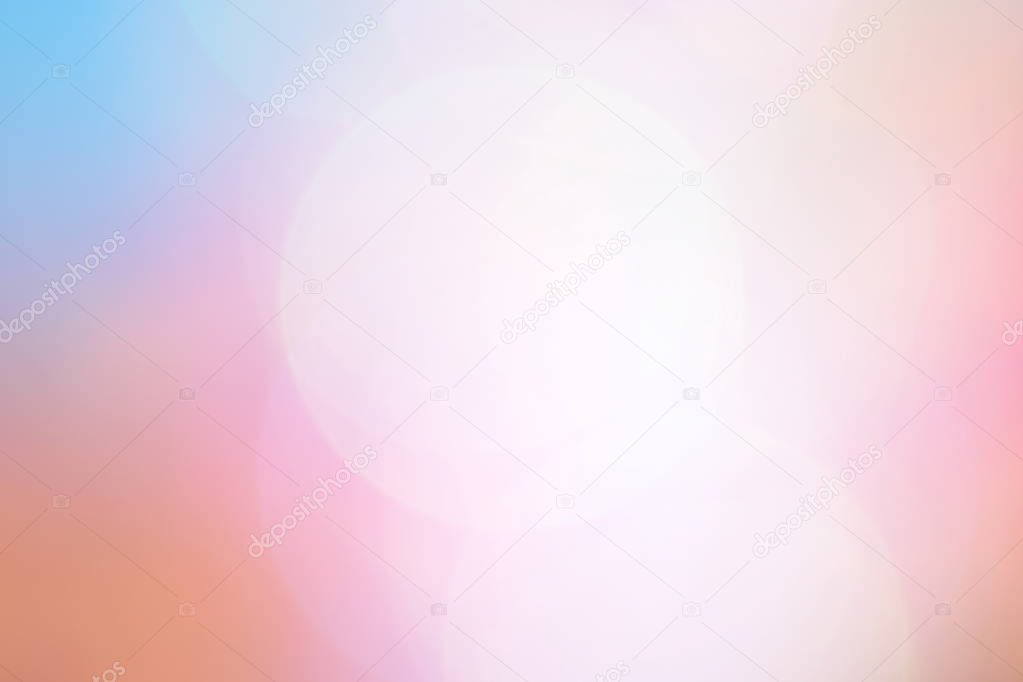 blurred soft pink blue gradient colorful light shade bokeh background, abstract pastel soft pink and blue color background