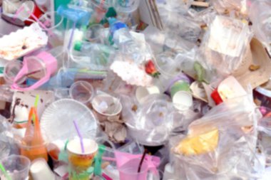Arka plan bulanık, çöp plastik şişe kağıt atık atık birçok arka plan dokusu, bin, çöp kutusu, kirli, atık, kirliliği