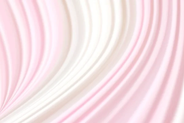 ぼやけ生地ピンク ホワイトの柔らかい波背景カーテン背景ぼやけて生地ピンク結婚式壁の白い波 — ストック写真