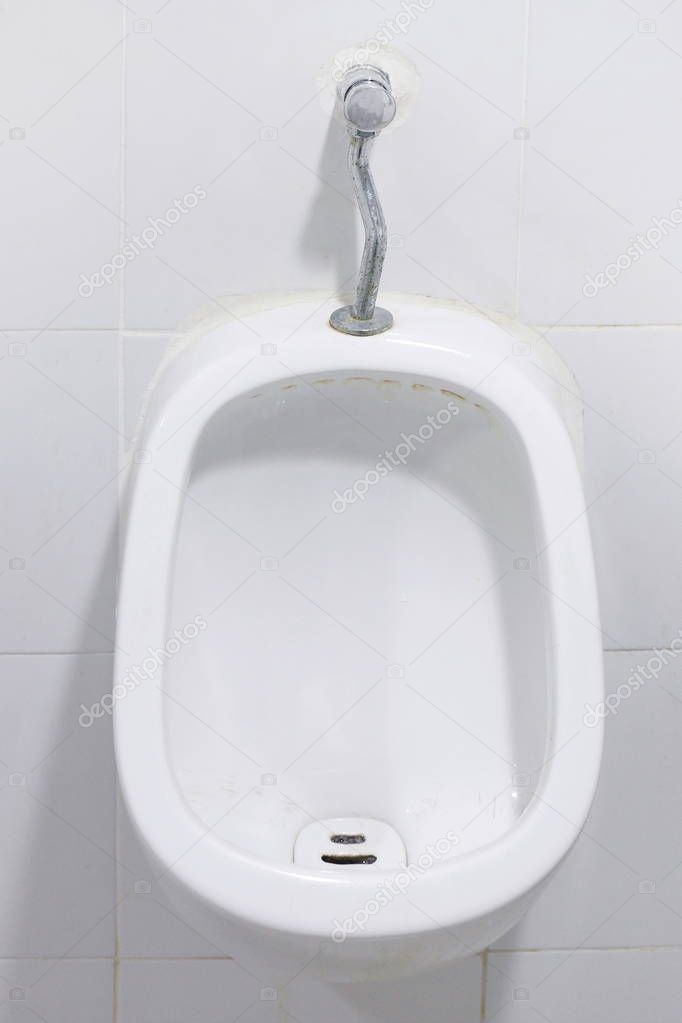 Blanco Los Orinales Cerca Urinarios Blanco Baño Hombres Orinales