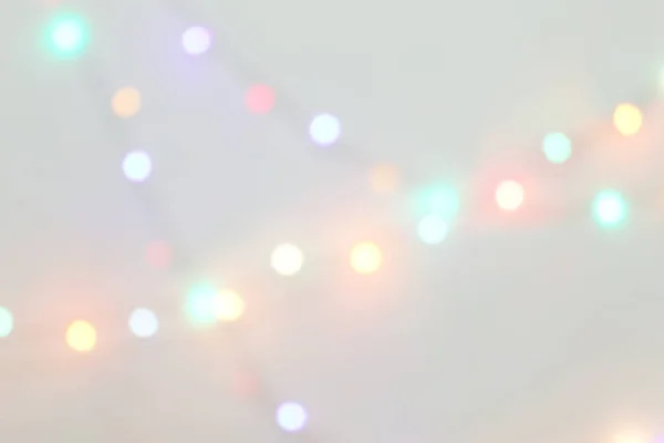 Verschwommenes Licht Bokeh Bunte Helle Hintergrund Tapete Bokeh Weiche Lichtfarbe — Stockfoto