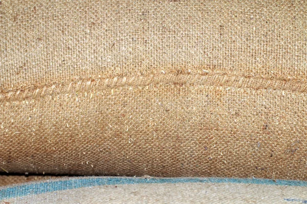 米袋の質感 背景のための袋を米 — ストック写真