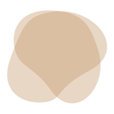 afiş arka plan için kahverengi serbest şekiller geometrik, etiketler reklam kopyalama alanı için basit sıvı leke fırça düz blob, logo grafik için sıvı nokta şablonu, basit reklam afiş renkli degrade ücretsiz şekil dalga