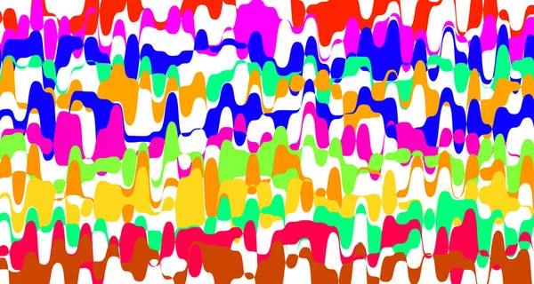 Kleurrijke Regenboog Geserrated Gestreept Voor Achtergrond Art Lijn Vorm Zig — Stockvector