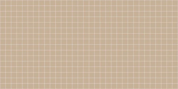 Grid Square Graph Line Full Page Brown Paper Background Paper — Stock Vector