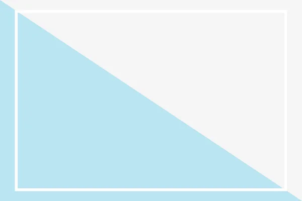 Пастели Синий Серый Цвет Рамка Шаблон Шаблон Плоский Стиль Моды — стоковый вектор