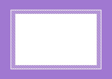 moda çerçeve mor renk düz döşeme tarzı ve kopya alanı için dikdörtgen, afiş tasarımı için boş çerçeve mor, reklam grafik güzellik kozmetik moda için pembe çerçeve afiş boş şablonu