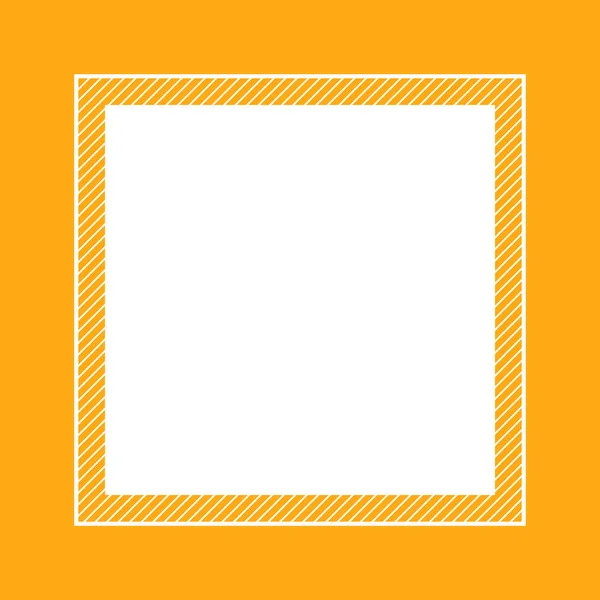 Μοντέρνο Πλαίσιο Πορτοκαλί Χρώμα Επίπεδη Θέσει Στυλ Και Ορθογώνιο Για — Διανυσματικό Αρχείο
