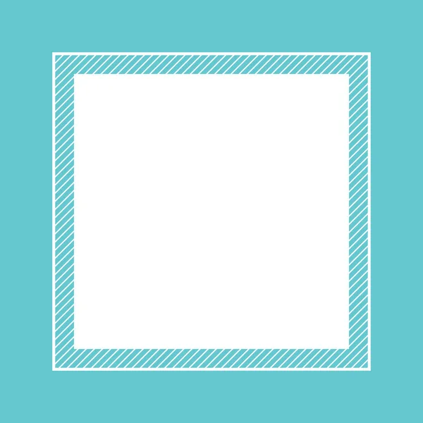 Μοντέρνο Πλαίσιο Μπλε Παστέλ Χρώμα Επίπεδη Επίπεδο Lay Και Τετράγωνο — Διανυσματικό Αρχείο