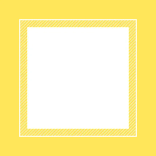 Μοντέρνο Πλαίσιο Κίτρινο Παστέλ Χρώμα Επίπεδη Θέση Lay Και Ορθογώνιο — Διανυσματικό Αρχείο
